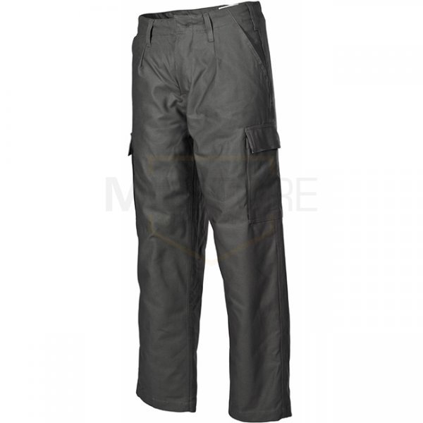 MFH BW Moleskin Pants Thermal Lined - Olive - 3