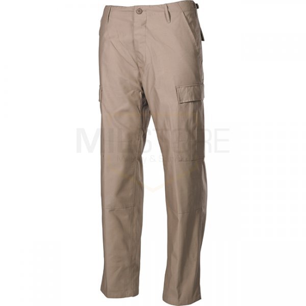 MFH US Combat Pants Reinforced - Khaki - L