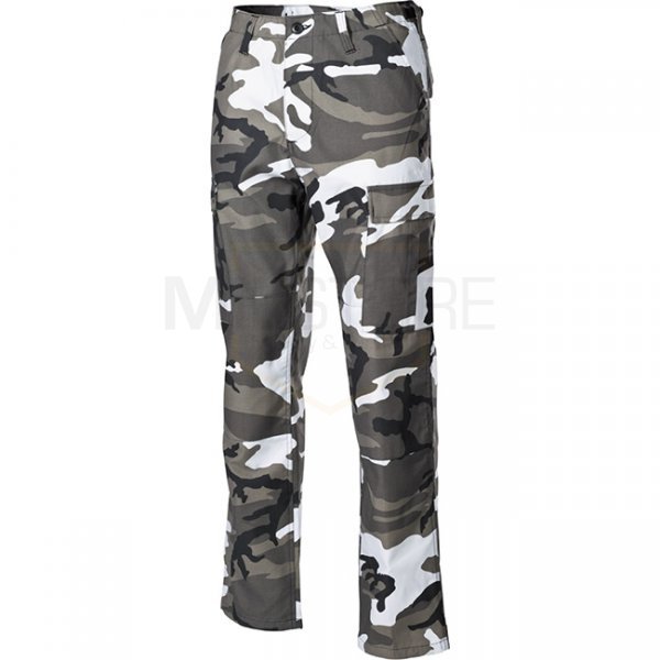 MFH US Combat Pants Reinforced - Urban Camo - S