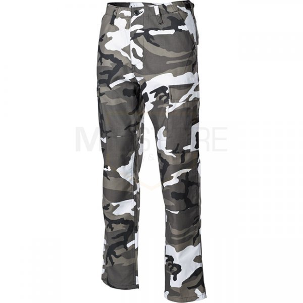 MFH US Combat Pants Reinforced - Urban Camo - M