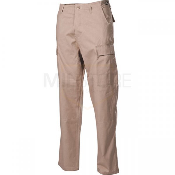 MFH BDU Combat Pants Ripstop - Khaki - S