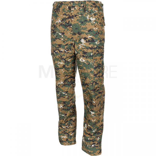 MFH BDU Combat Pants Ripstop - Digital Woodland - XL