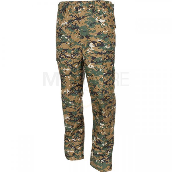 MFH BDU Combat Pants Ripstop - Digital Woodland - 3XL