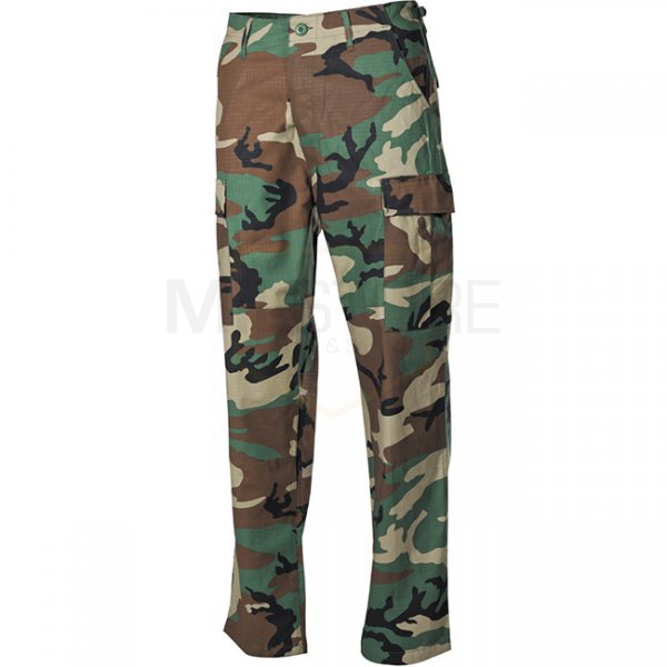 MFH BDU Combat Pants Ripstop - Woodland - S