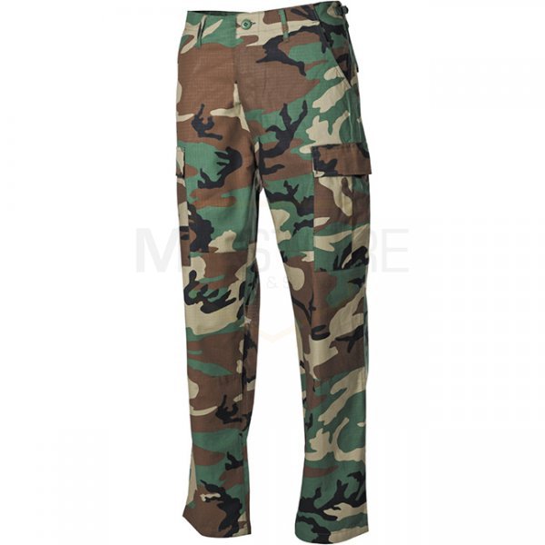 MFH BDU Combat Pants Ripstop - Woodland - M