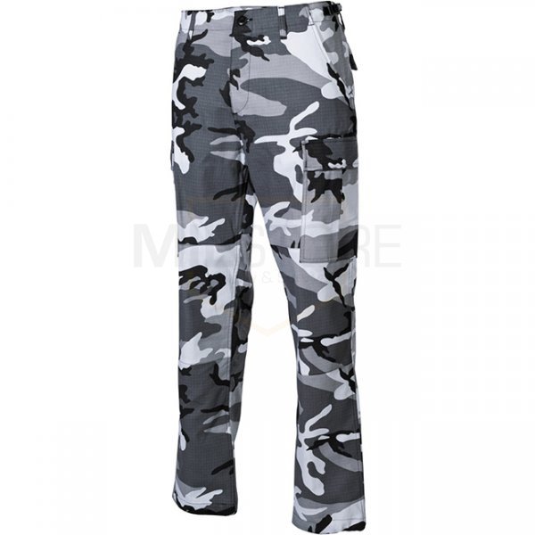 MFH BDU Combat Pants Ripstop - Urban Camo - S