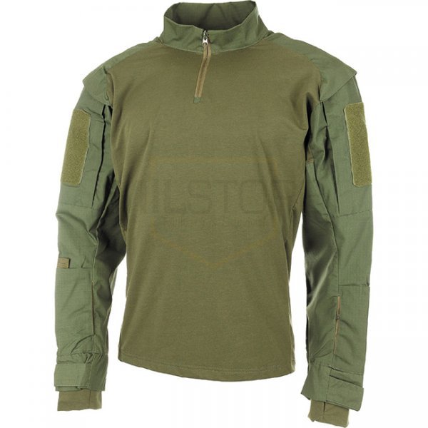 MFHHighDefence US Tactical Shirt Long Sleeve - Olive - M