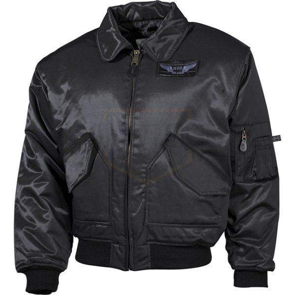 MFH US CWU Heavy Pilot Jacket - Black - L