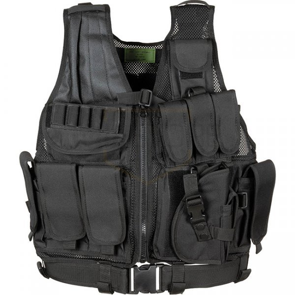 MFH USMC Vest & Belt - Black