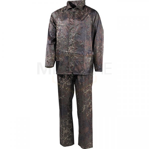 MFH Rain Suit Two-Piece - Flecktarn - 2XL