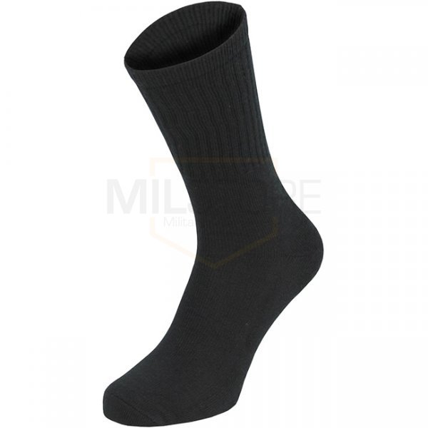 MFH Army Socks Medium-Long 3-Pack - Black - 47/49