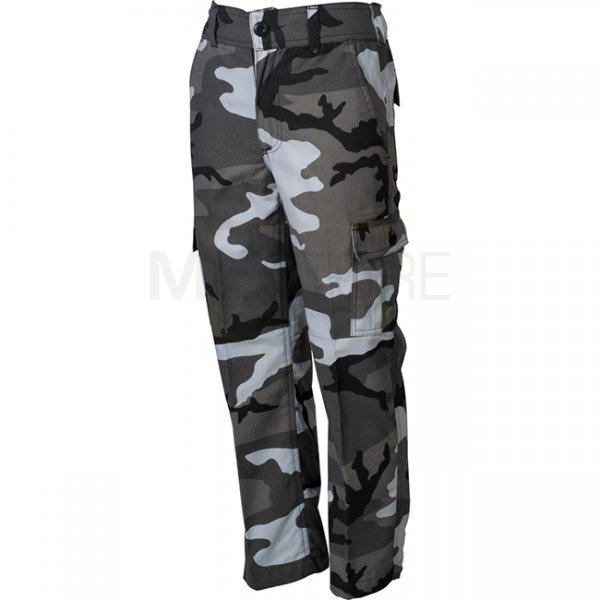 MFH Kids BDU Pants - Urban Camo - 134/140