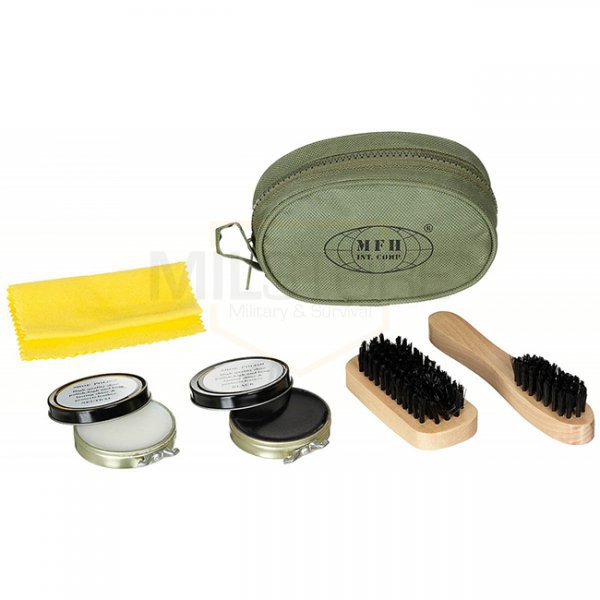 MFH Shoe Polish Set - Olive