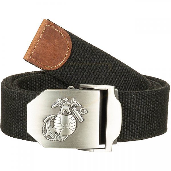 MFH USMC Web Belt 40mm - Black