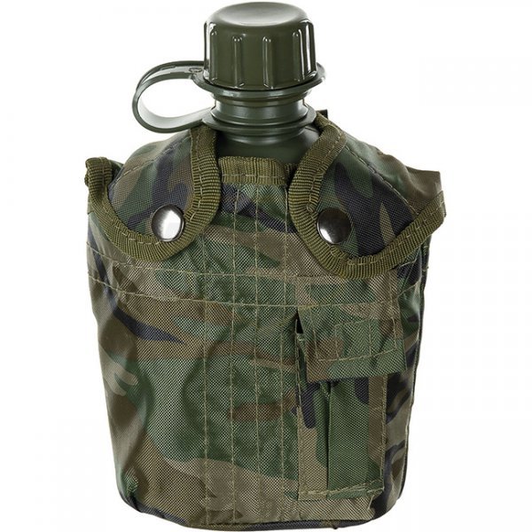 MFH US Canteen & Cover 1 l - Woodland