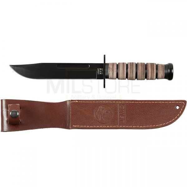 MFH USMC Combat Knife - Brown