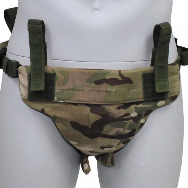 Surplus GB Pelvic Protector Set & Inlays Like New - MTP Camo