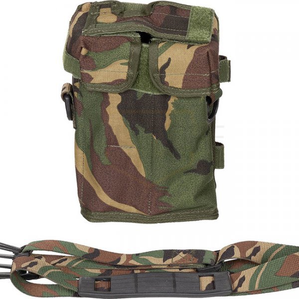 Surplus NL Radio Pouch & Shoulder Straps Used - NL Camo