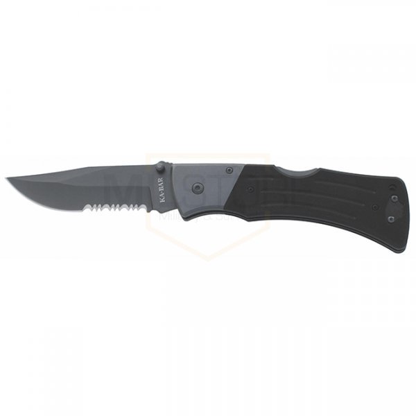 Ka-Bar G10 MULE Serrated Clip Point Blade