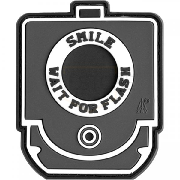 JTG Smile & Wait Rubber Patch - Grey