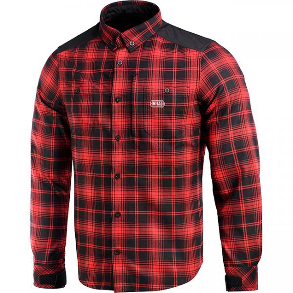 M-Tac Redneck Shirt - Red / Black - M - Long