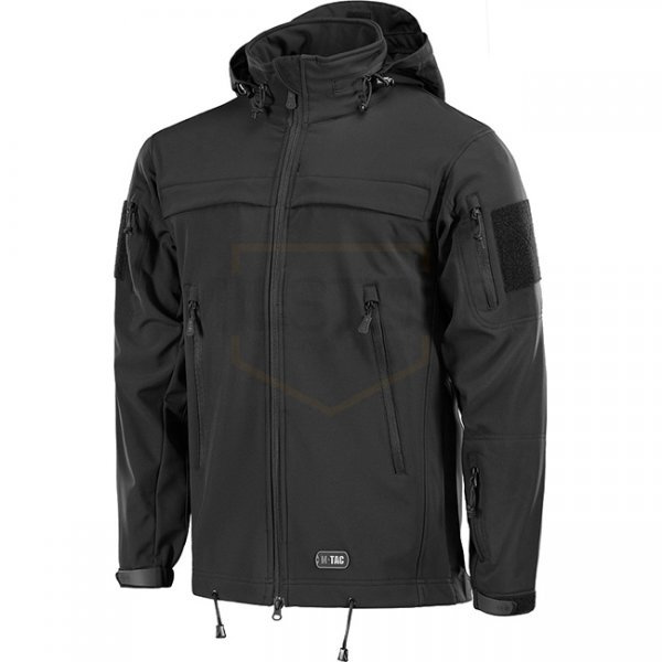 M-Tac Soft Shell Police Jacket - Black - M