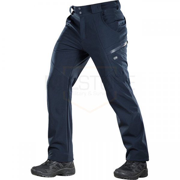 M-Tac Soft Shell Winter Pants - Dark Navy Blue - L