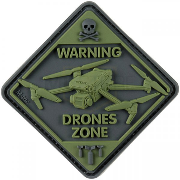 M-Tac Drones Zone Rubber Patch - Olive