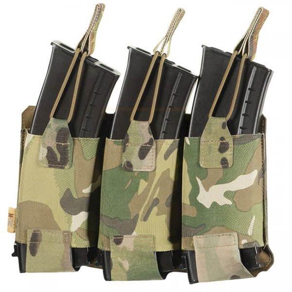 M-Tac Elastic Triple Magazine Pouch Elite Laser Cut - Multicam