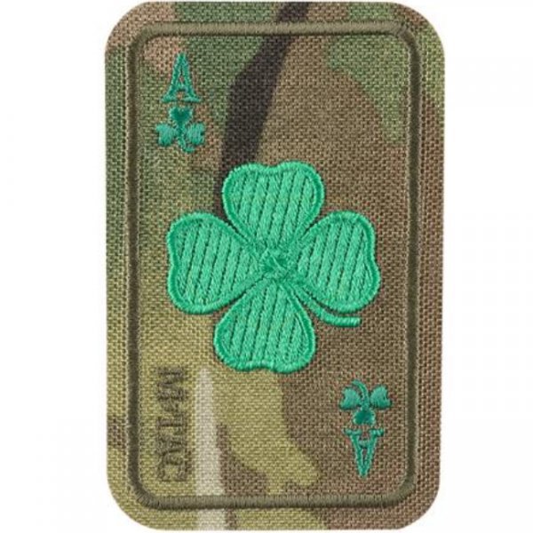 M-Tac Lucky Card Embroidery Patch - Multicam