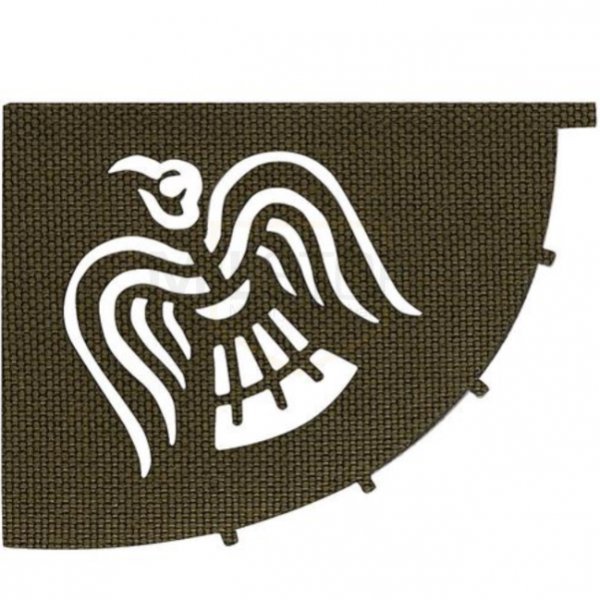 M-Tac Raven Flag Cutout Laser Cut Patch - Ranger Green