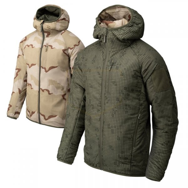 Helikon-Tex Reversible Wolfhound Hoodie Jacket Windpack - Desert Night Camo / US Desert - S