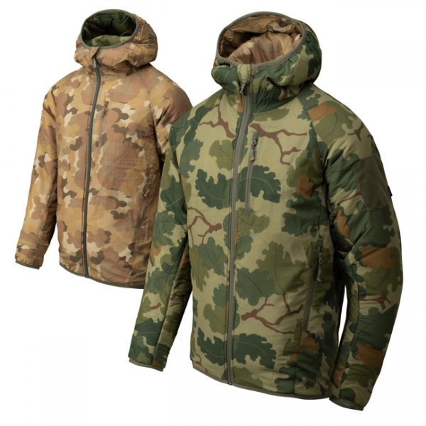 Helikon-Tex Reversible Wolfhound Hoodie Jacket Windpack - Mitchell Camo Leaf / Mitchell Camo Clouds - XS