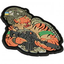 M-Tac Tiger Green Tape Rubber Patch - Multicam