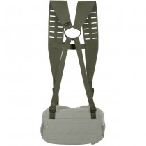 M-Tac Tactical Belt Shoulder Straps Laser Cut - Ranger Green - Long