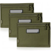 Savior Equipment Specialist Range Bag Pistol Sleeve 3 Pack - Olive