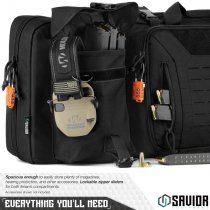 Savior Equipment Urban Warfare Double Rifle Bag 36 Inch - Black