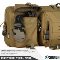 Savior Equipment Urban Warfare Double Rifle Bag 42 Inch - Dark Earth