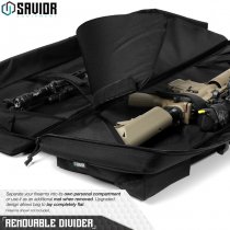 Savior Equipment Urban Warfare Double Rifle Bag 51 Inch - Black