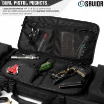 Savior Equipment Urban Warfare Double Rifle Bag 51 Inch - Black