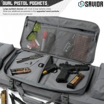 Savior Equipment Urban Warfare Double Rifle Bag 51 Inch - Grey