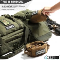 Savior Equipment Loose Sac Soft Ammo Carrier Mini 4 Pack - Dark Earth