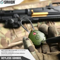 Savior Equipment 3-Digit Cable Lock - Olive