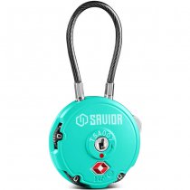 Savior Equipment 3-Digit Cable Lock - Teal