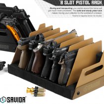 Savior Equipment Pistol Rack 6 Slots - Dark Earth