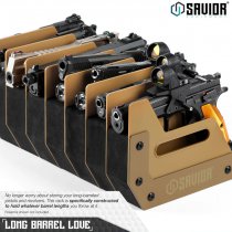 Savior Equipment Pistol Rack 6 Slots - Dark Earth