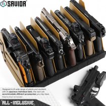 Savior Equipment Pistol Rack 12 Slots - Dark Earth