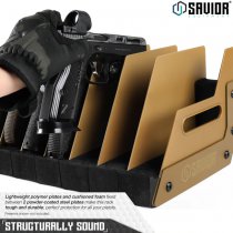 Savior Equipment Pistol Rack 12 Slots - Dark Earth