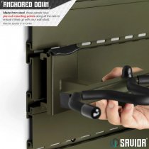 Savior Equipment Wall Rack System Panels - Olive