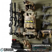 Savior Equipment Wall Rack System Vest Rack - Olive